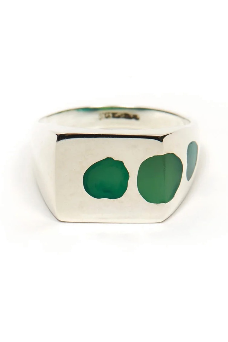 Ellie Mercer Multi Piece Ring Silver Resin London Based Jewelry Designer Rings Necklaces Solid 