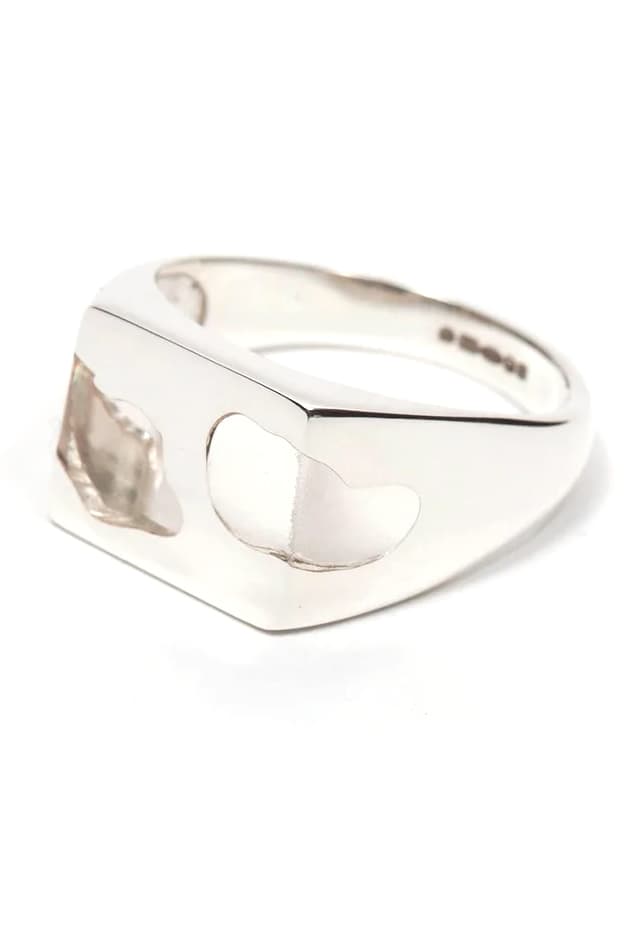 Ellie Mercer Multi Piece Ring Silver Resin London Based Jewelry Designer Rings Necklaces Solid 