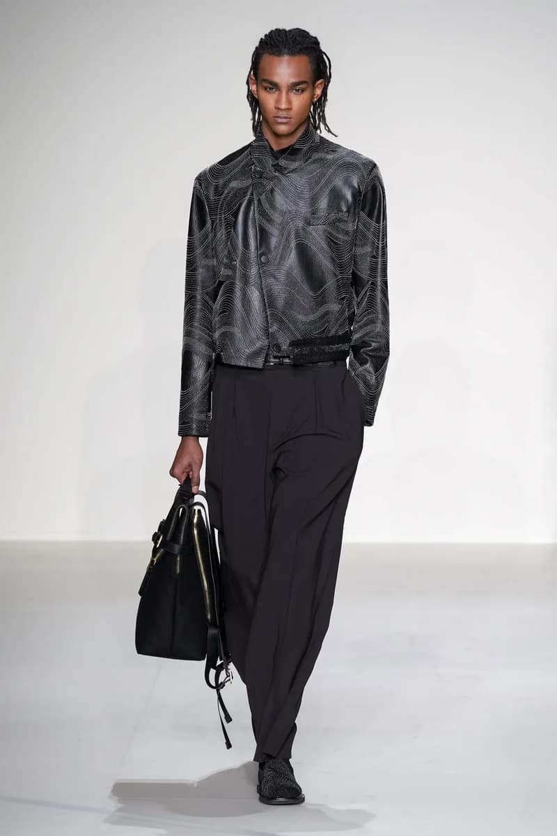 Emporio Armani Milan Fashion Week Fall Winter 2023 FW23 Runway Show MFW Mens Menswear