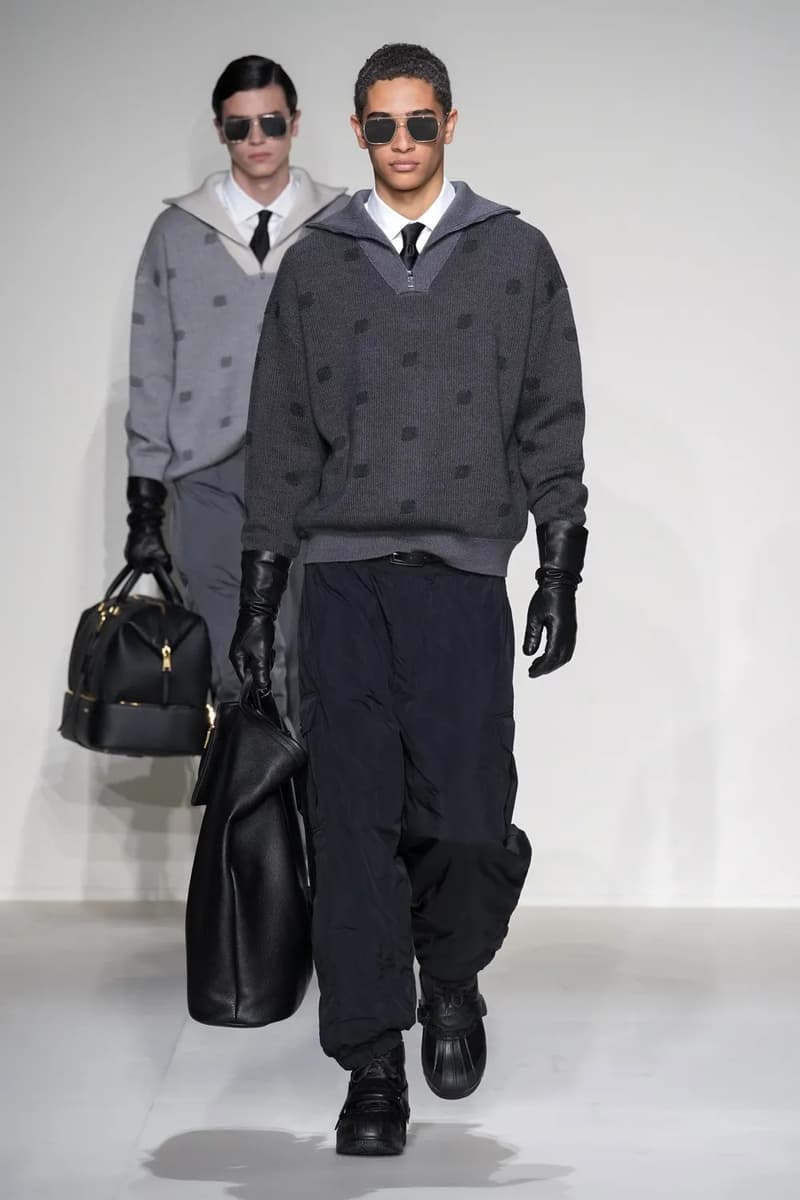 Emporio Armani Milan Fashion Week Fall Winter 2023 FW23 Runway Show MFW Mens Menswear