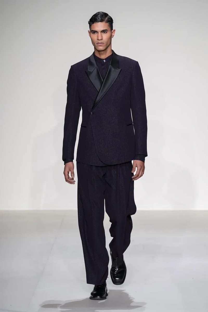 Emporio Armani Milan Fashion Week Fall Winter 2023 FW23 Runway Show MFW Mens Menswear