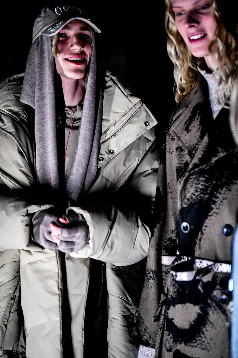 Ètudes Gets Gritty for FW23 collection reveal paris fashion week pfw fall winter 2023 french collection backstage 