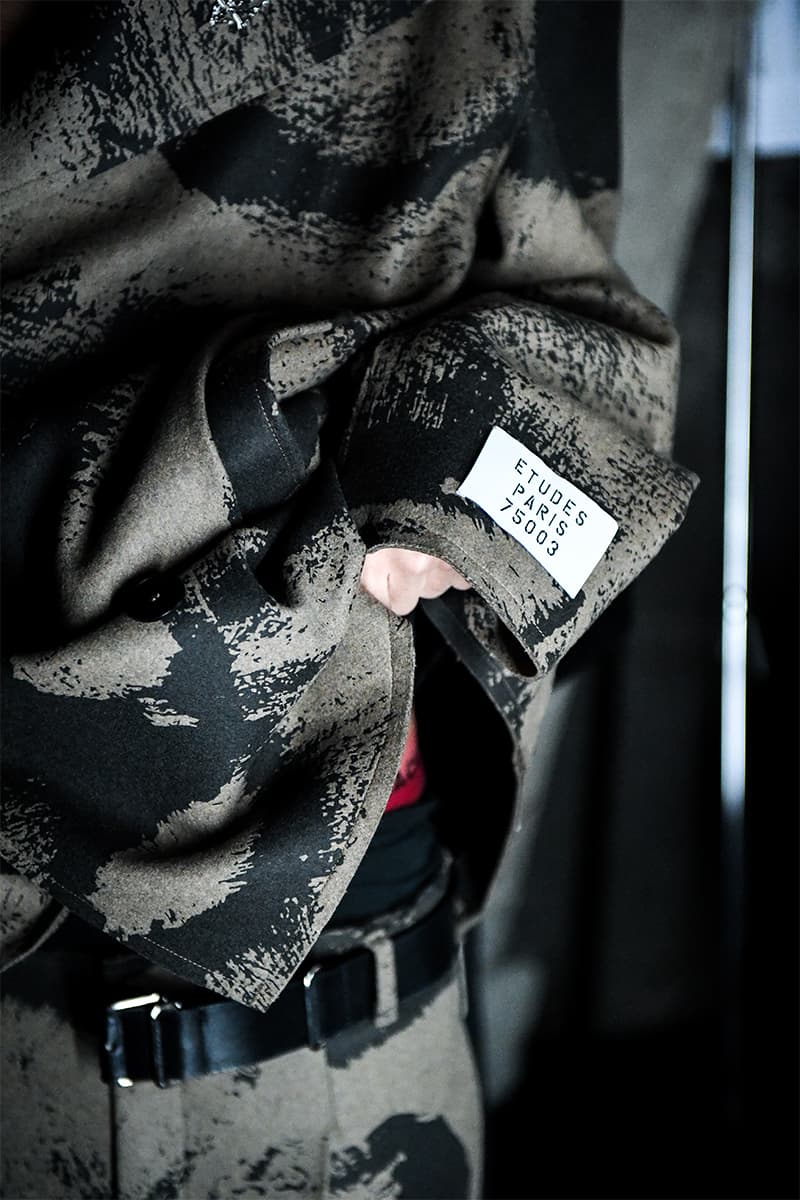 Ètudes Gets Gritty for FW23 collection reveal paris fashion week pfw fall winter 2023 french collection backstage 