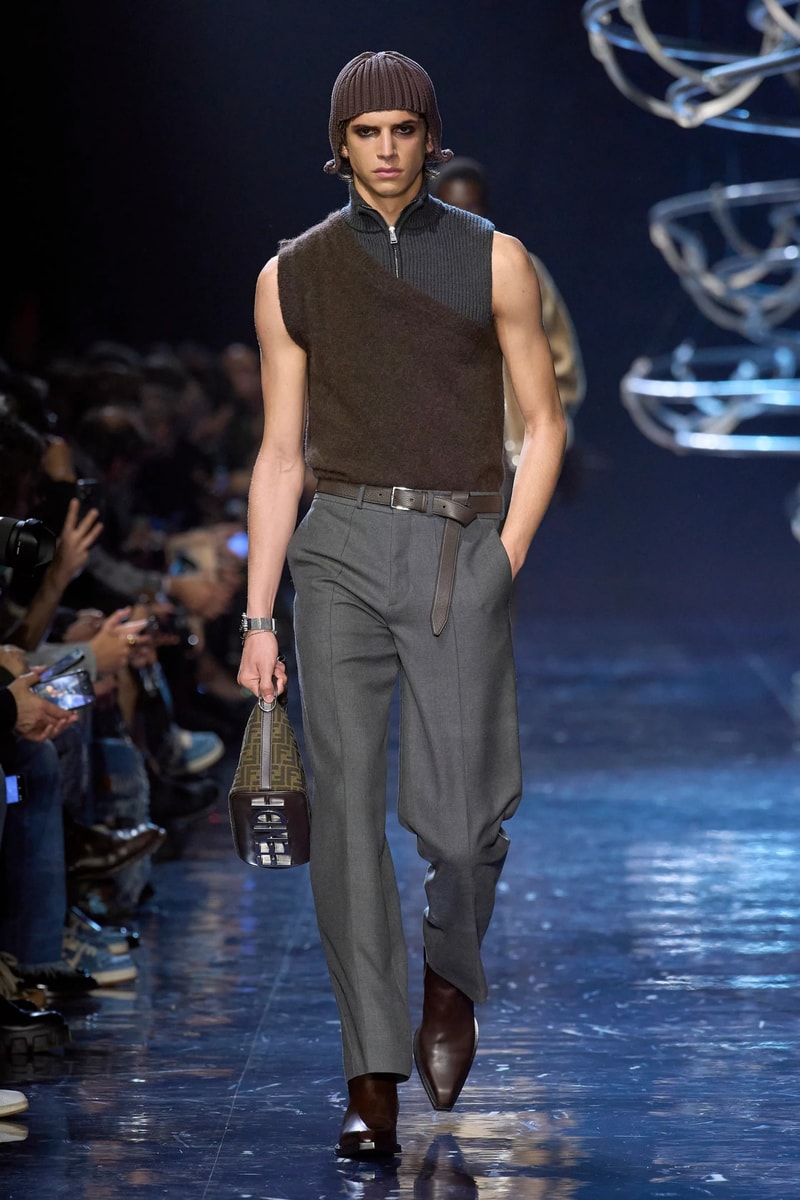 FENDI Fall Winter 2023 Menswear Milan Fashion Week FW23 Silvia Venturini Fendi Runway Show Collection Looks