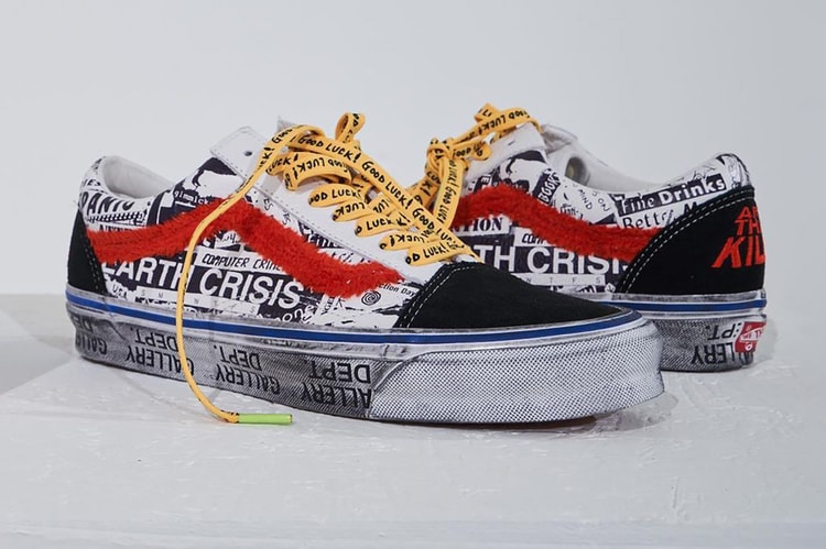 GALLERY DEPT.'s "Good Luck" Vans Old Skool Custom Is Distressed and Overbranded