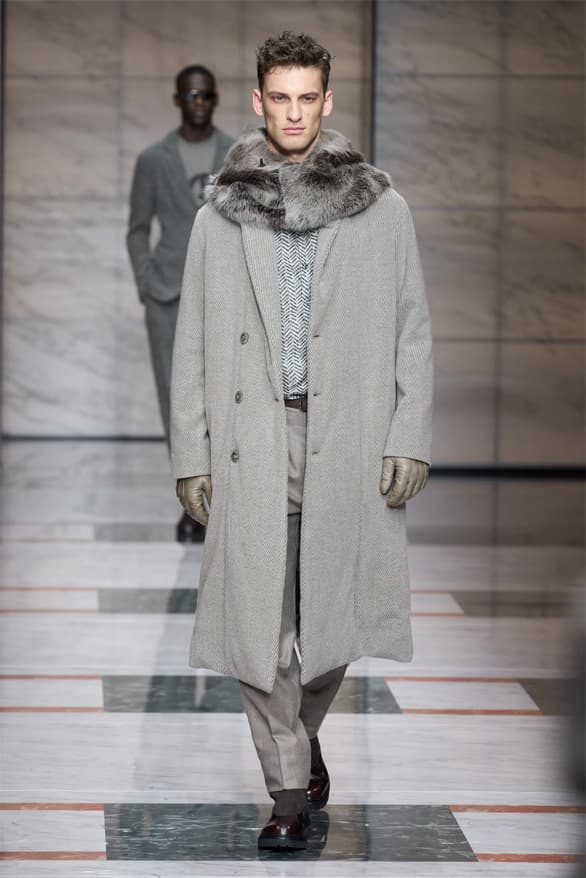 Giorgio Armani Milan Fashion Week Fall Winter 2023 FW23 Runway Show MFW Mens Menswear