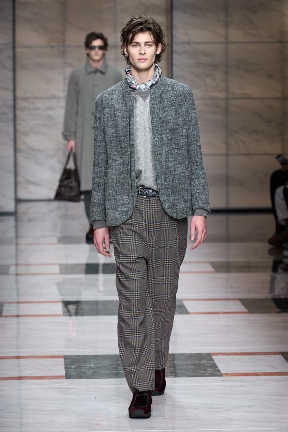 Giorgio Armani Milan Fashion Week Fall Winter 2023 FW23 Runway Show MFW Mens Menswear