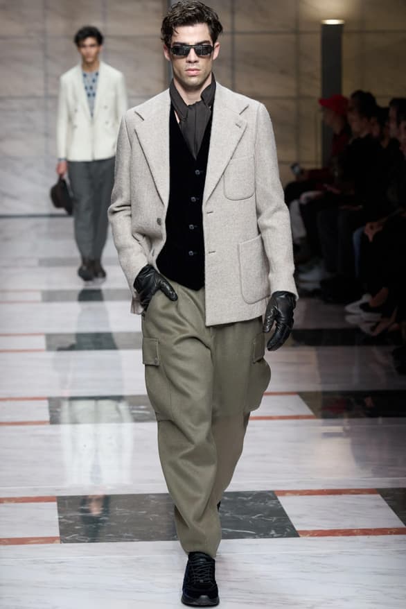 Giorgio Armani Milan Fashion Week Fall Winter 2023 FW23 Runway Show MFW Mens Menswear