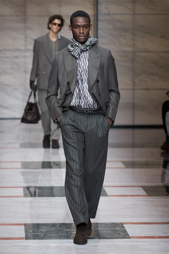 Giorgio Armani Milan Fashion Week Fall Winter 2023 FW23 Runway Show MFW Mens Menswear