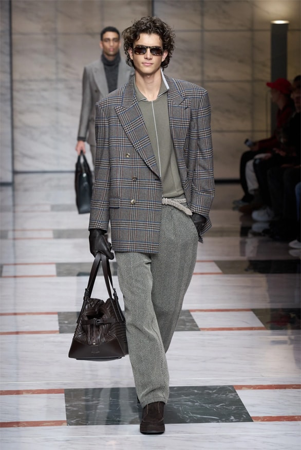 Giorgio Armani Milan Fashion Week Fall Winter 2023 FW23 Runway Show MFW Mens Menswear