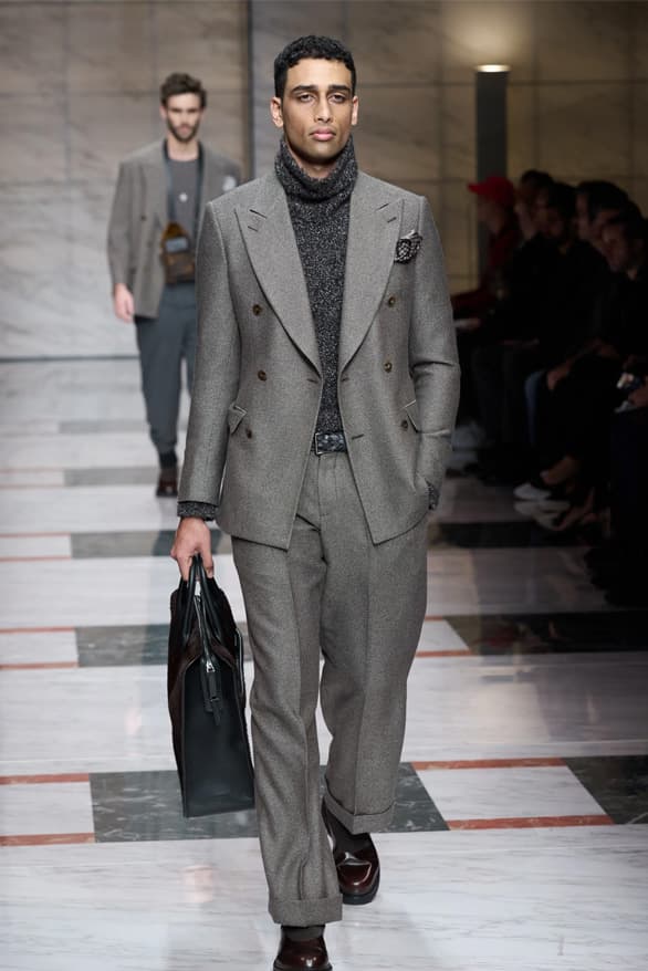 Giorgio Armani Milan Fashion Week Fall Winter 2023 FW23 Runway Show MFW Mens Menswear