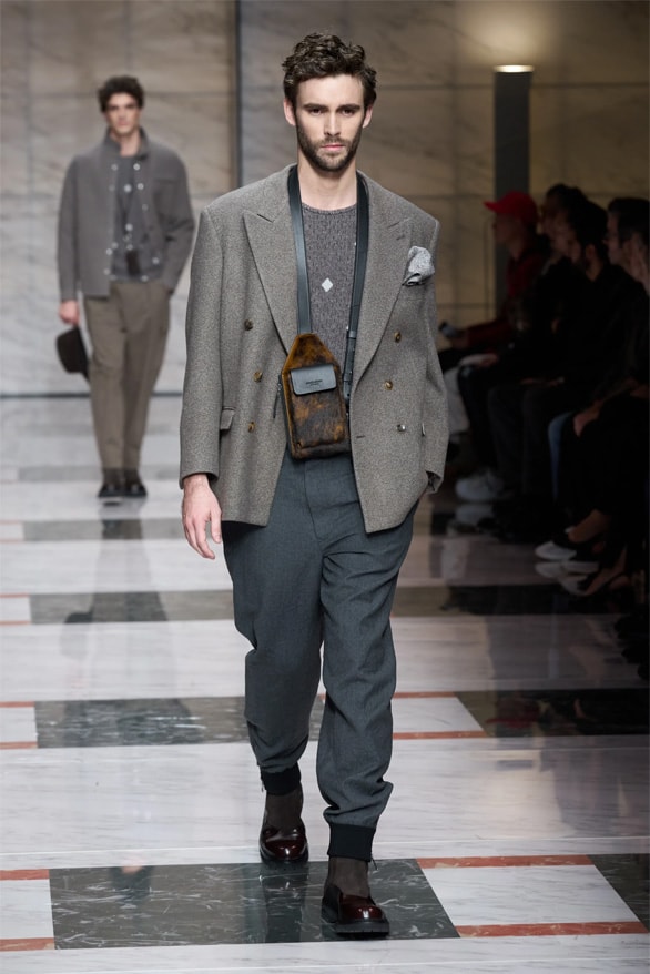 Giorgio Armani Milan Fashion Week Fall Winter 2023 FW23 Runway Show MFW Mens Menswear