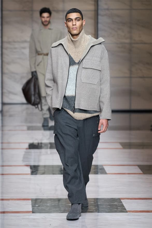 Giorgio Armani Milan Fashion Week Fall Winter 2023 FW23 Runway Show MFW Mens Menswear