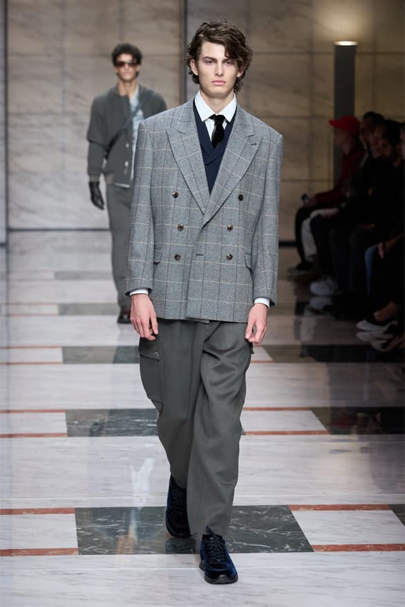 Giorgio Armani Milan Fashion Week Fall Winter 2023 FW23 Runway Show MFW Mens Menswear