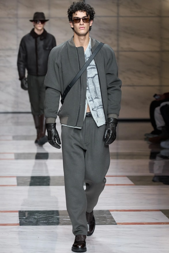 Giorgio Armani Milan Fashion Week Fall Winter 2023 FW23 Runway Show MFW Mens Menswear