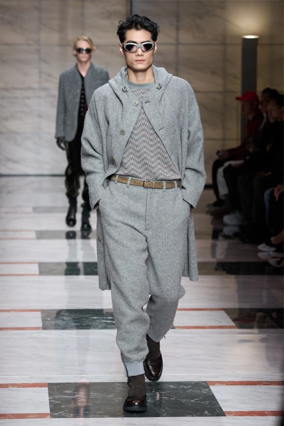 Giorgio Armani Milan Fashion Week Fall Winter 2023 FW23 Runway Show MFW Mens Menswear