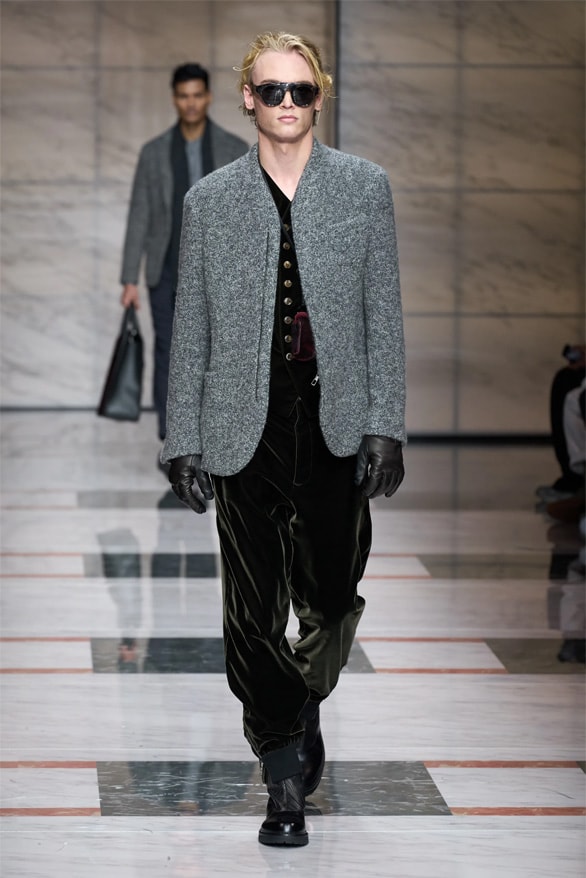 Giorgio Armani Milan Fashion Week Fall Winter 2023 FW23 Runway Show MFW Mens Menswear