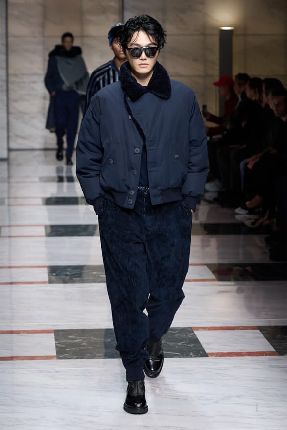 Giorgio Armani Milan Fashion Week Fall Winter 2023 FW23 Runway Show MFW Mens Menswear