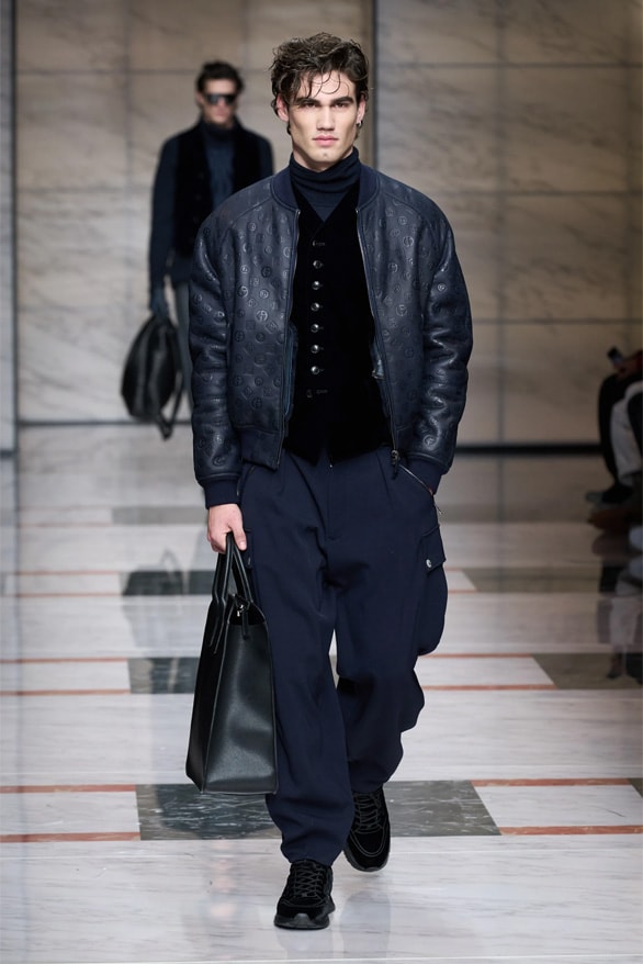Giorgio Armani Milan Fashion Week Fall Winter 2023 FW23 Runway Show MFW Mens Menswear