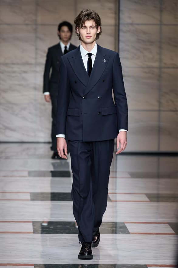 Giorgio Armani Milan Fashion Week Fall Winter 2023 FW23 Runway Show MFW Mens Menswear