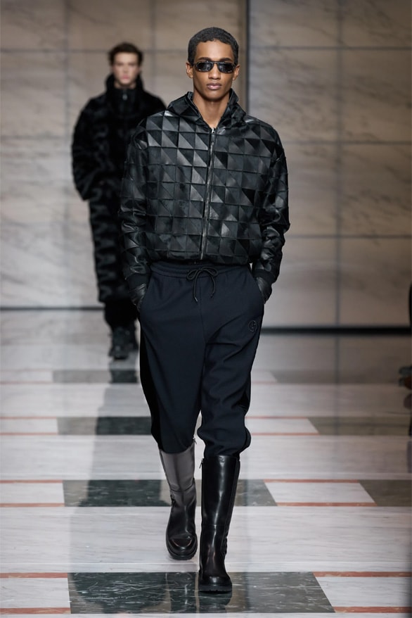 Giorgio Armani Milan Fashion Week Fall Winter 2023 FW23 Runway Show MFW Mens Menswear