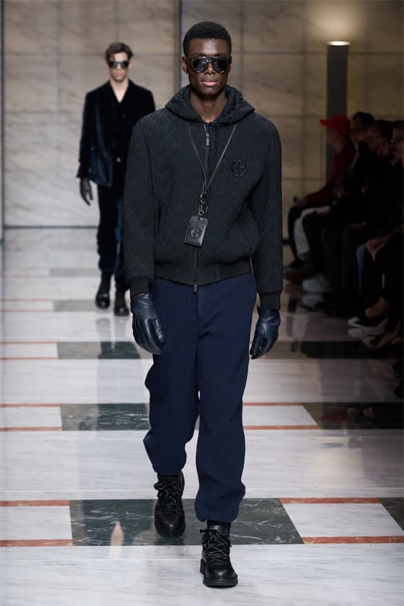 Giorgio Armani Milan Fashion Week Fall Winter 2023 FW23 Runway Show MFW Mens Menswear