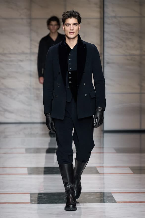 Giorgio Armani Milan Fashion Week Fall Winter 2023 FW23 Runway Show MFW Mens Menswear