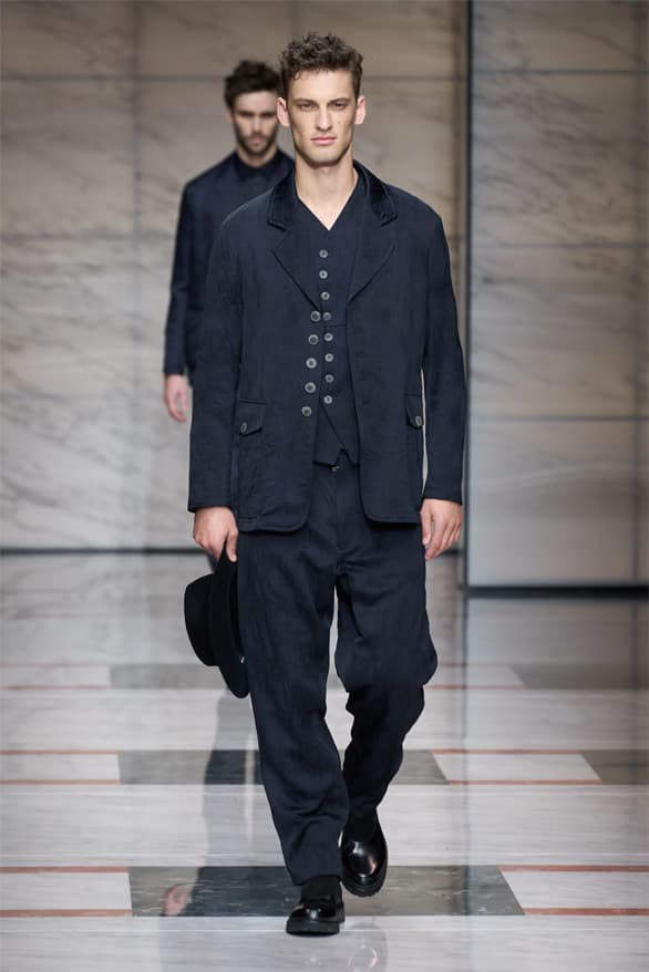 Giorgio Armani Milan Fashion Week Fall Winter 2023 FW23 Runway Show MFW Mens Menswear