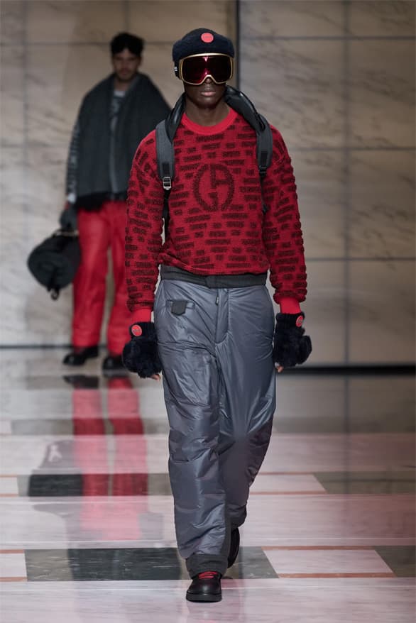 Giorgio Armani Milan Fashion Week Fall Winter 2023 FW23 Runway Show MFW Mens Menswear