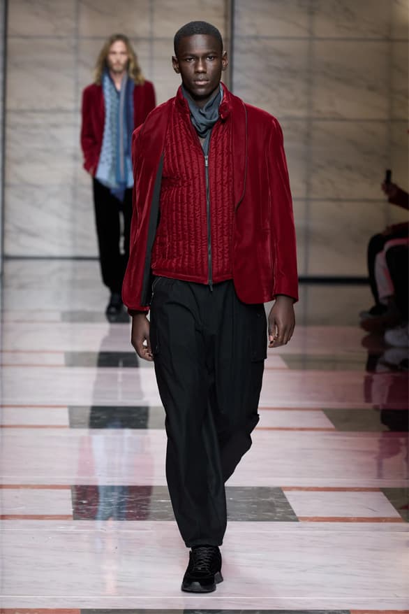 Giorgio Armani Milan Fashion Week Fall Winter 2023 FW23 Runway Show MFW Mens Menswear