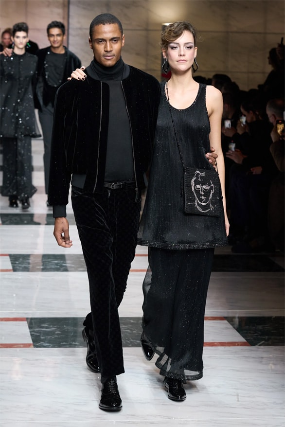 Giorgio Armani Milan Fashion Week Fall Winter 2023 FW23 Runway Show MFW Mens Menswear
