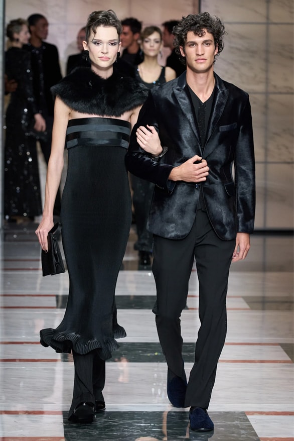 Giorgio Armani Milan Fashion Week Fall Winter 2023 FW23 Runway Show MFW Mens Menswear