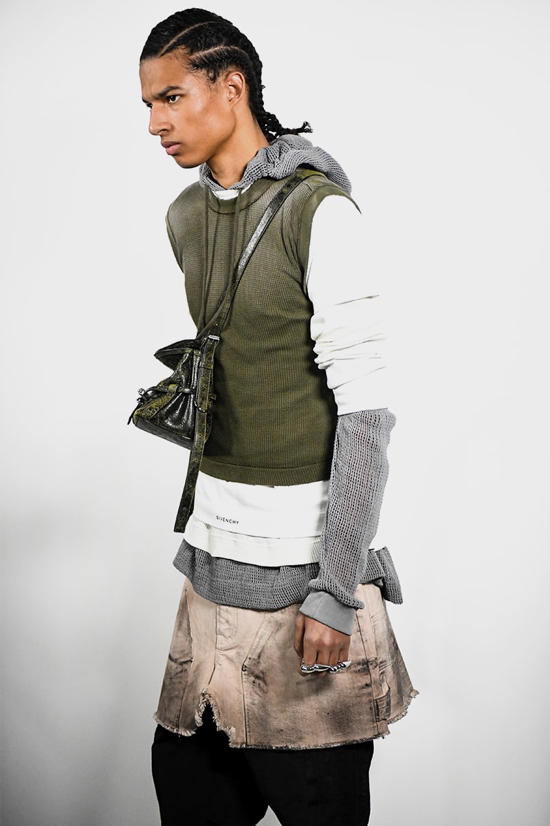 Givenchy Matthew M Williams Mens PFW FW23 Collection paris fashion week fall winter 2023 alyx studio backstage first looks formality dress codes menswear reconstructs deconstructs jbalvin pusha t king push taeyang big bang kpop star fai khardra zack bia