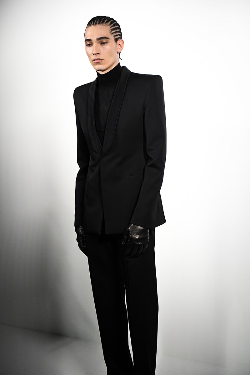 Givenchy Matthew M Williams Mens PFW FW23 Collection paris fashion week fall winter 2023 alyx studio backstage first looks formality dress codes menswear reconstructs deconstructs jbalvin pusha t king push taeyang big bang kpop star fai khardra zack bia
