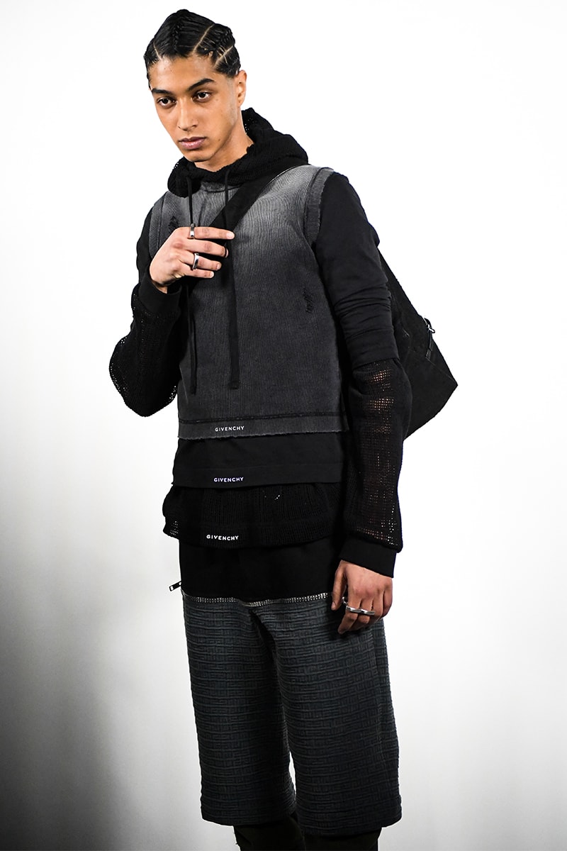 Givenchy Matthew M Williams Mens PFW FW23 Collection paris fashion week fall winter 2023 alyx studio backstage first looks formality dress codes menswear reconstructs deconstructs jbalvin pusha t king push taeyang big bang kpop star fai khardra zack bia