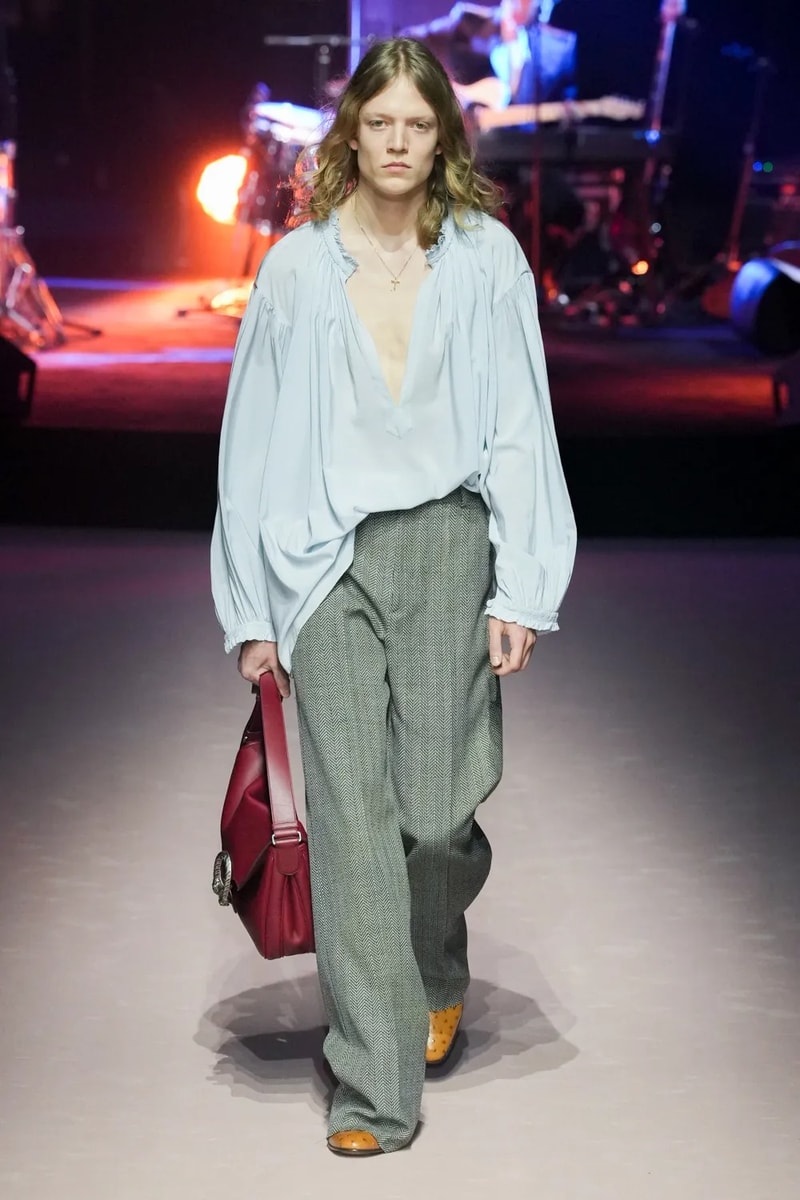 gucci fall winter mens collection milan fashion week runway show