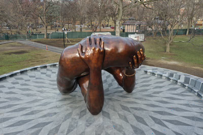 Hank Willis Thomas' Racial Equity Monument 'The Embrace' To Open in Boston Common This Month