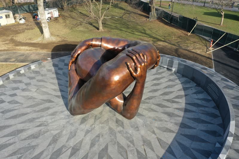 Hank Willis Thomas' Racial Equity Monument 'The Embrace' To Open in Boston Common This Month