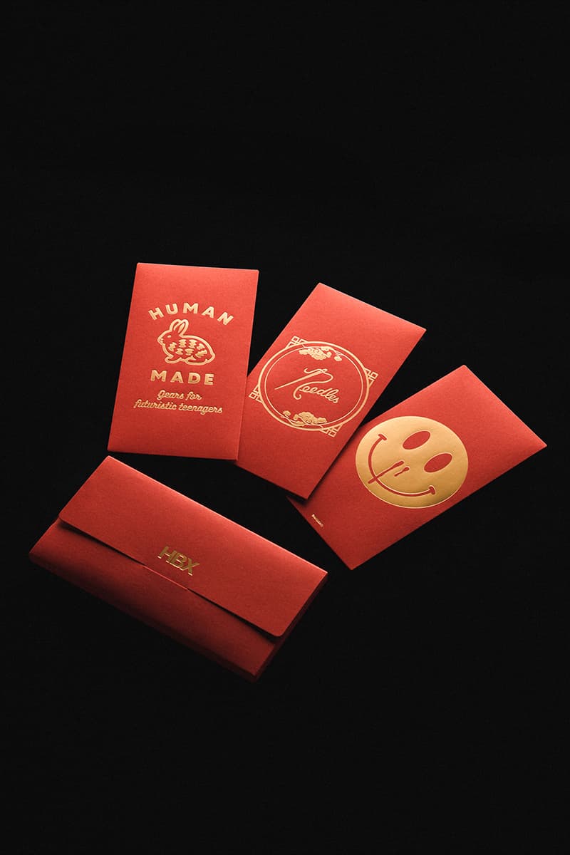 HBX 2023 Lunar New Year HUMAN MADE®︎ NEEDLES MADSAKI Red Packets Info Hypebeast