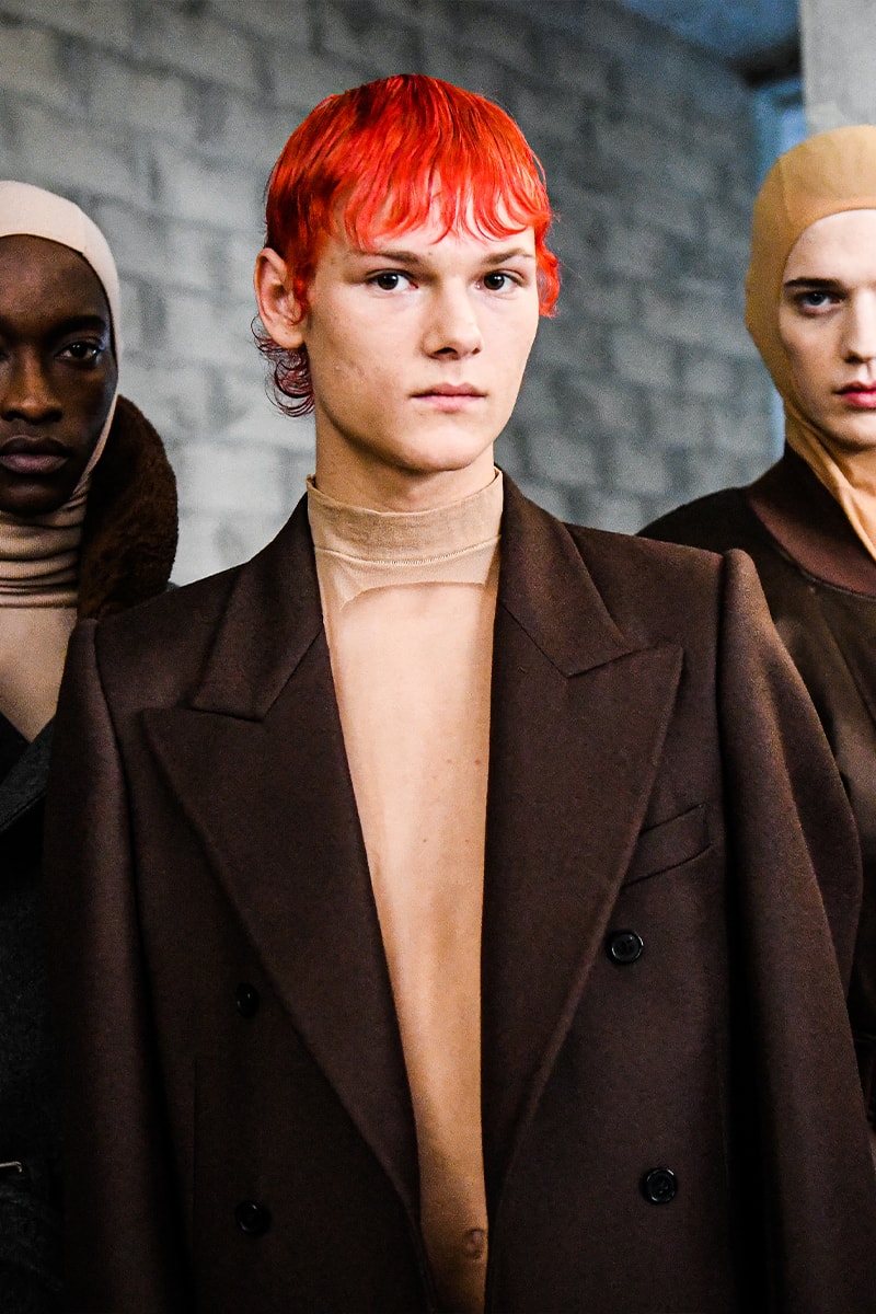 Hed Mayner FW23 Is All About Balance Paris fashion week pfw tel aviv tuscany suiting oversized blazers reebok footwear