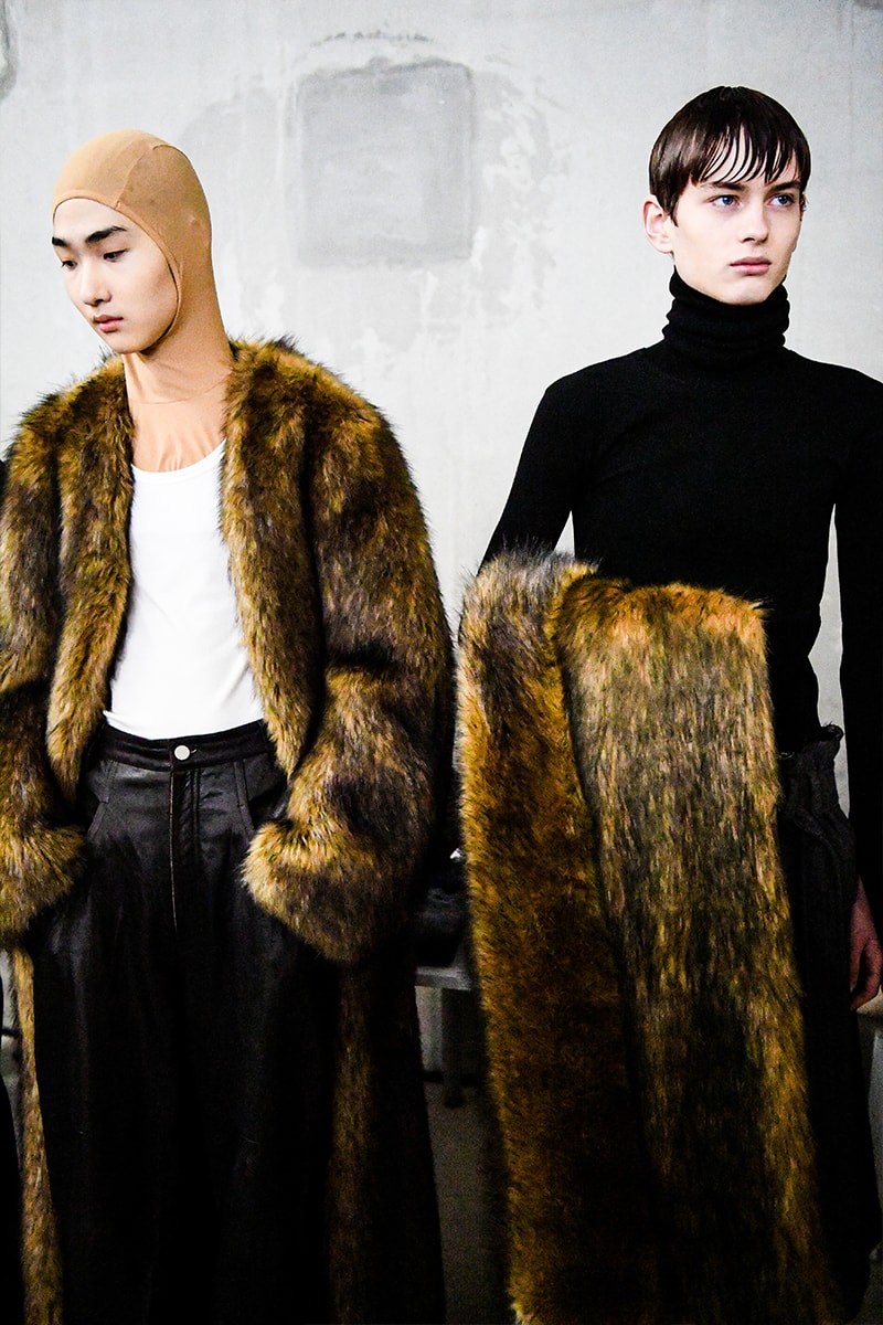 Hed Mayner FW23 Is All About Balance Paris fashion week pfw tel aviv tuscany suiting oversized blazers reebok footwear