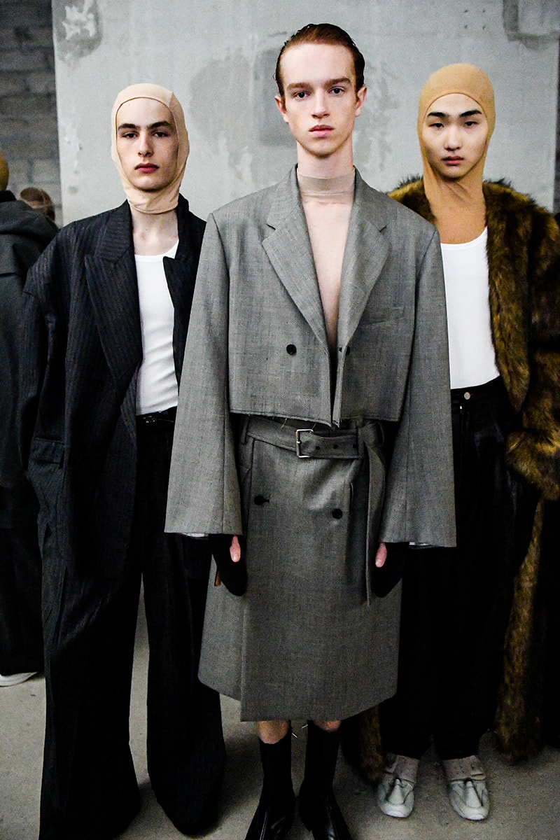 Hed Mayner FW23 Is All About Balance Paris fashion week pfw tel aviv tuscany suiting oversized blazers reebok footwear