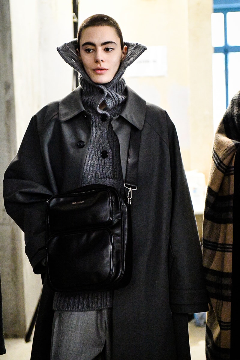 Hed Mayner FW23 Is All About Balance Paris fashion week pfw tel aviv tuscany suiting oversized blazers reebok footwear