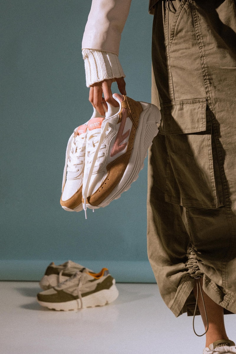 Sneaker District Hi-Tec HTS74 Sneaker Collaboration Trainer British Footwear Amsterdam Shoes Style Streetwear Mesh Vibram Leather