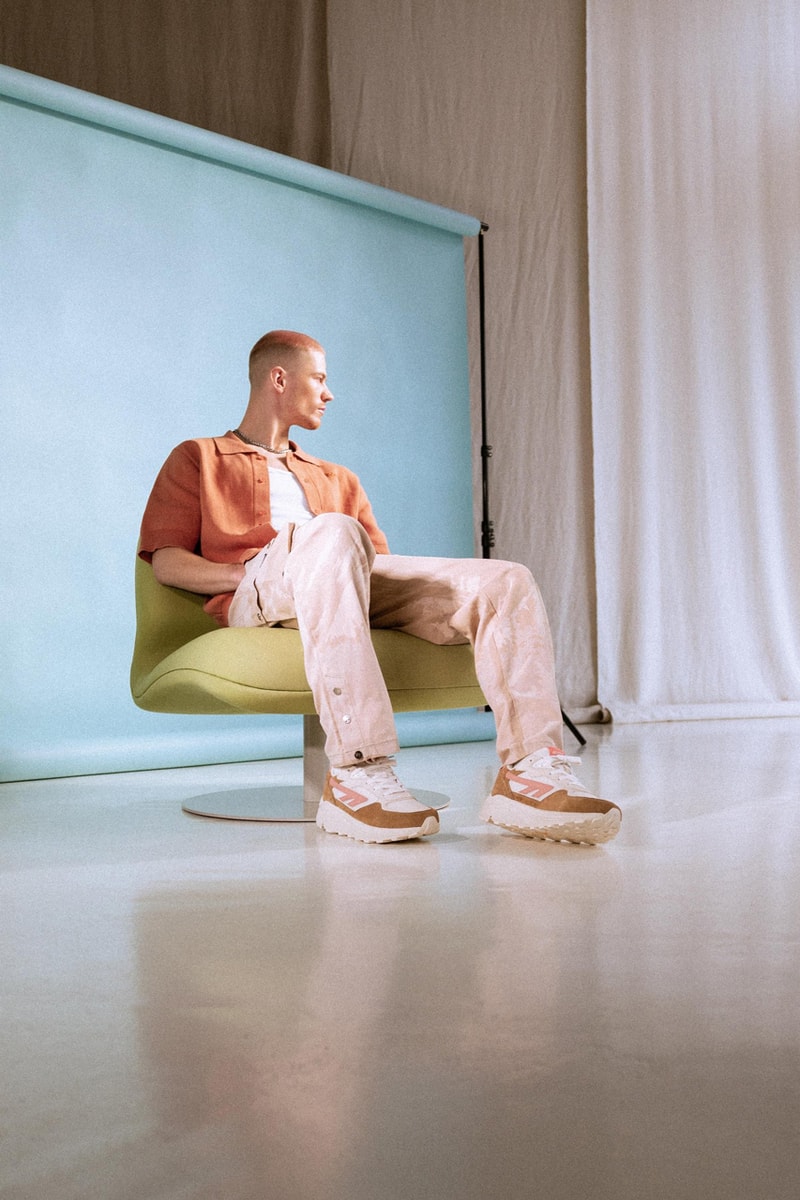 Sneaker District Hi-Tec HTS74 Sneaker Collaboration Trainer British Footwear Amsterdam Shoes Style Streetwear Mesh Vibram Leather
