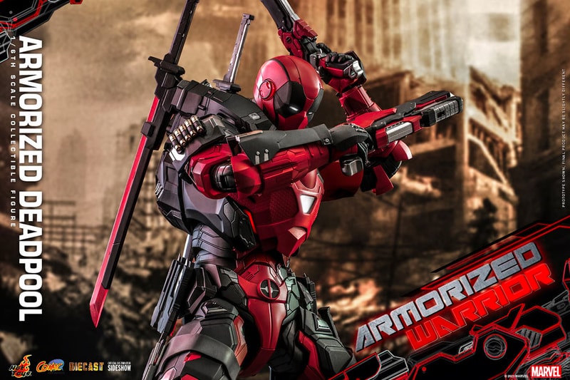 Hot Toys Armorized Deadpool 1:6th Scale Figure Release Info Date Buy Price 
