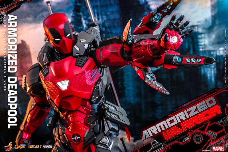Hot Toys Armorized Deadpool 1:6th Scale Figure Release Info Date Buy Price 