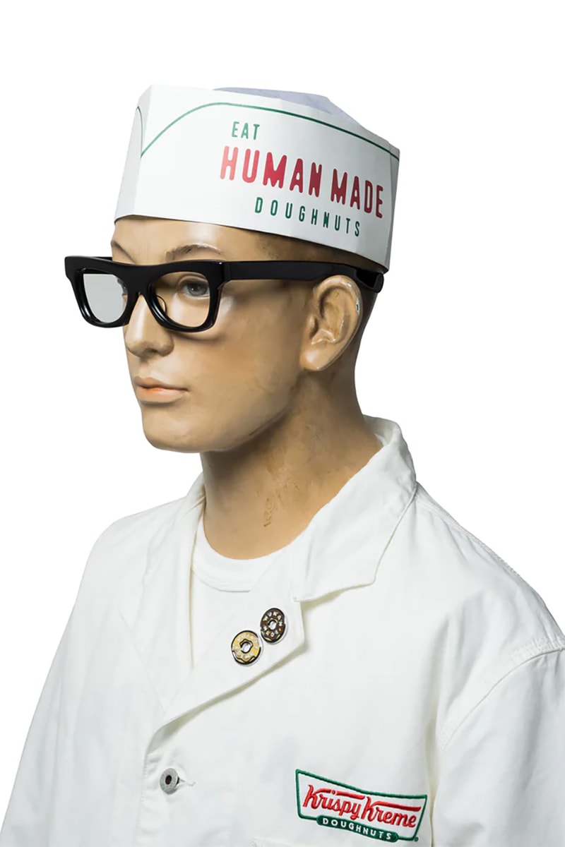 Human Made Krispy Kreme Collection factory jackets sweatshirts tees accessories pins charms cushions doughnut original glazed release info date store list buying guide photos price hat shibuya tokyo japan nigo