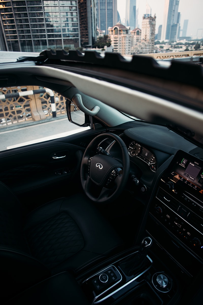 infiniti qx80 luxury suv automobile car vehicle creations of la dubai gcc gulf middle east arabia exclusive 