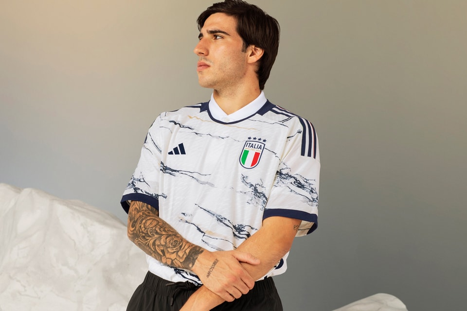 ADIDAS ITALY 2023 AWAY JERSEY YOUTH (WHITE)